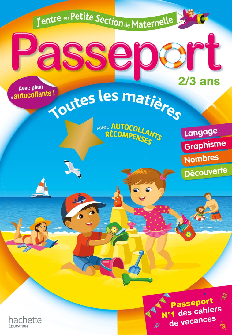 Passeport - J'entre en Petite Section - Cahier de vacances 2022 - Nadia Poure - HACHETTE EDUC