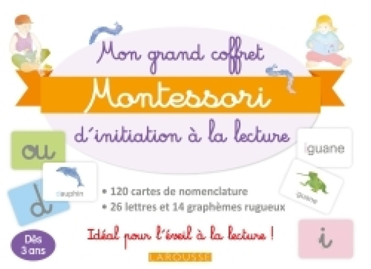 Mon grand coffret Montessori d'initiation à la lecture - XXX - LAROUSSE