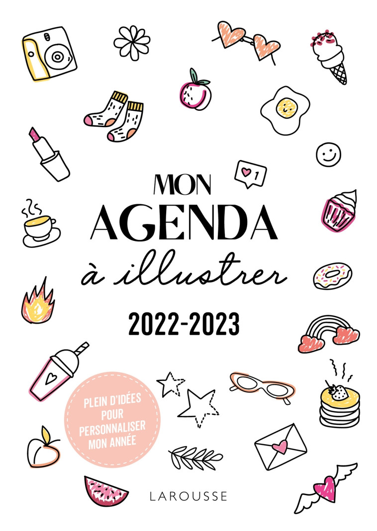 Agenda à illustrer (à la japonaise) 2022-2023 - XXX - LAROUSSE