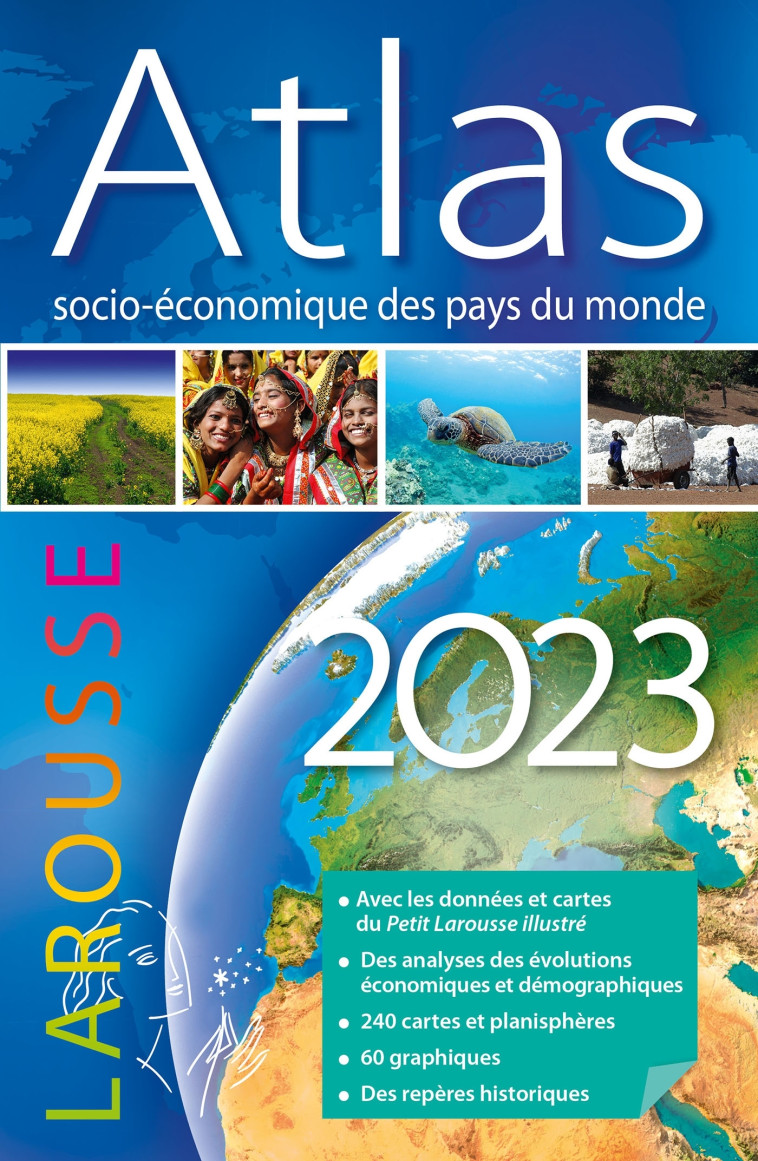 Atlas socio-économique des pays du monde 2023 - Simon Parlier - LAROUSSE