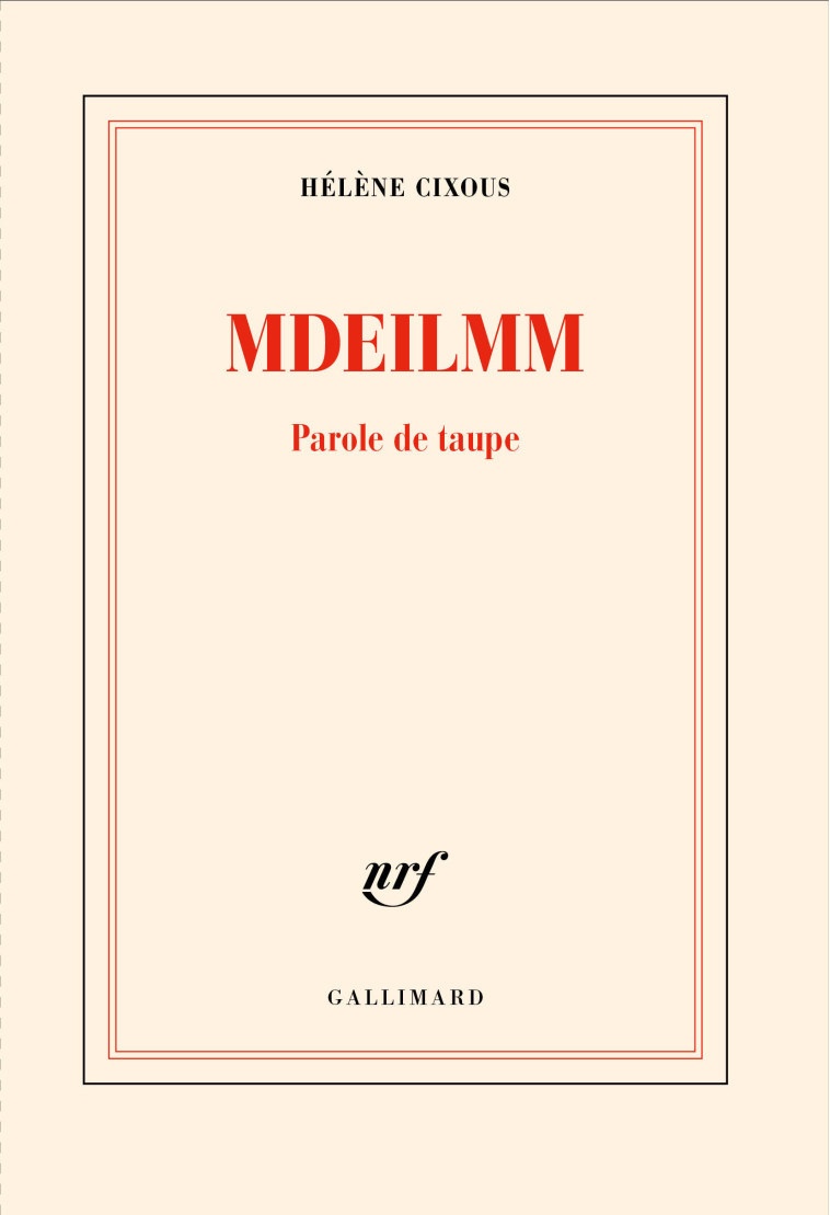 Mdeilmm - Hélène Cixous - GALLIMARD