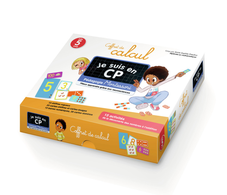 Coffret de calcul Je suis en CP - Anne-Sophie Dreyfus - PERE CASTOR