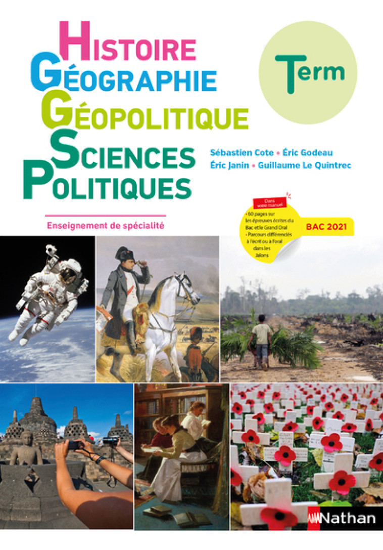 Histoire Géographie Géopolitique Sciences Politiques Term - Manuel 2020 - Sébastien Cote - NATHAN