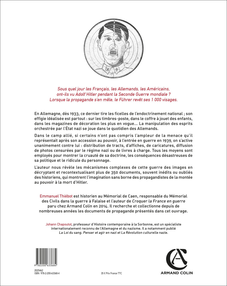 Propaganda Hitler - Emmanuel Thiebot - ARMAND COLIN