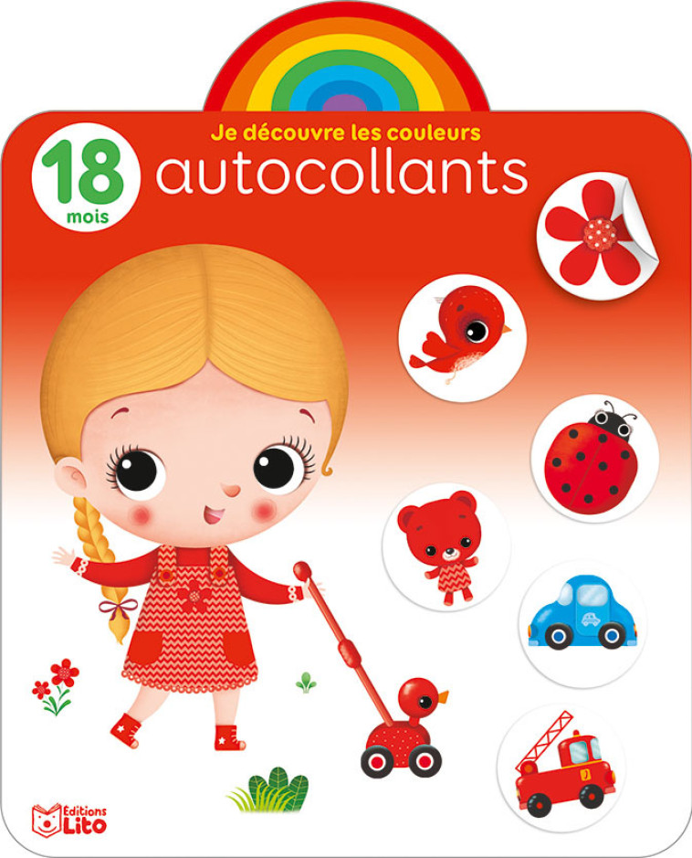 AUTOCOLLANT ARC EN CIEL ENFANT - XXX - LITO