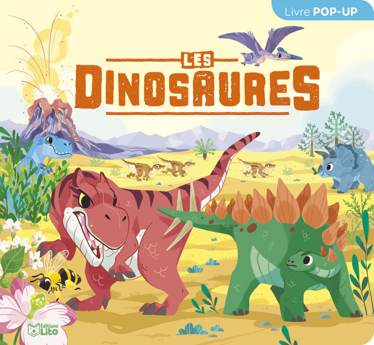 MON BEAU POP-UP LES DINOSAURES - Cécile Jugla - LITO