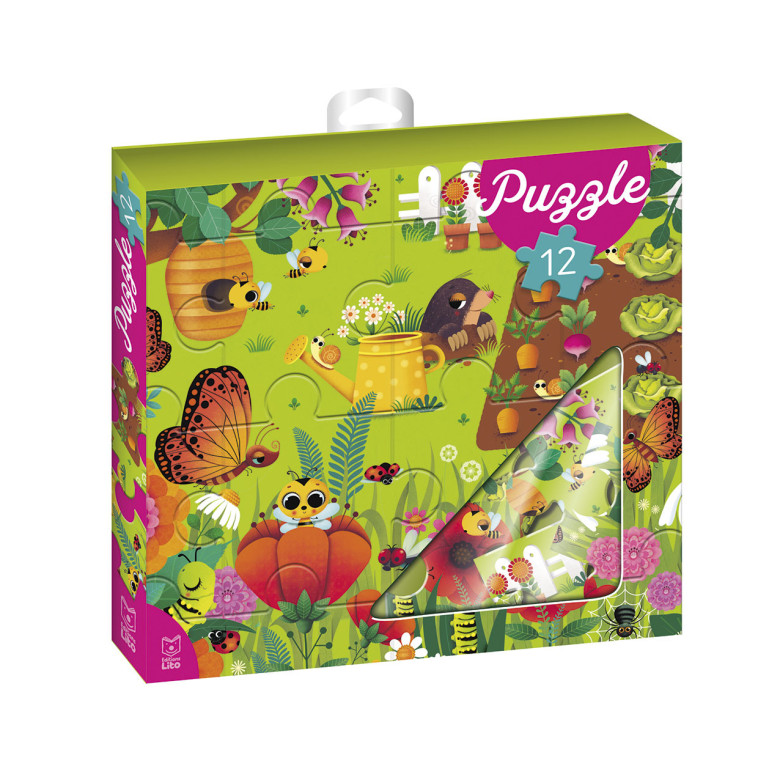 MA BOITE A PUZZLE 12P JARDIN - XXX - LITO