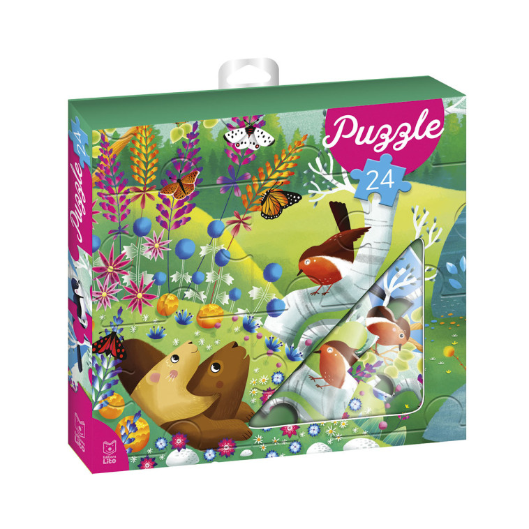 MA BOITE A PUZZLE 24P NATURE - XXX - LITO