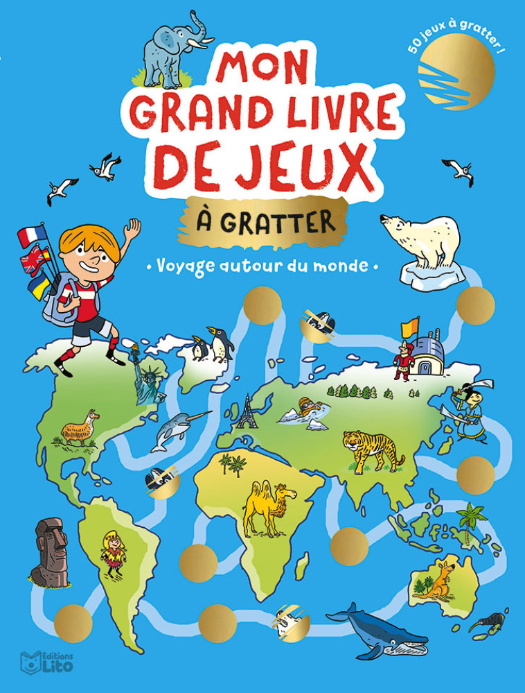 JEUX A GRATTER - VOYAGE MOND - XXX - LITO