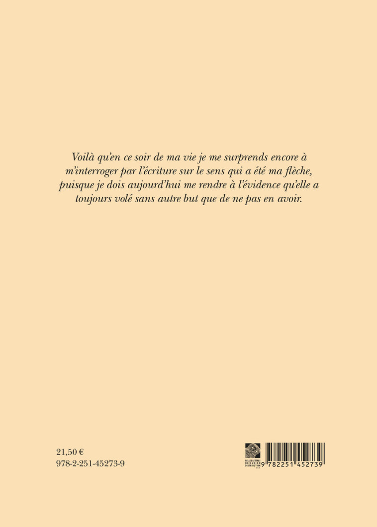 Beauté j’écris ton nom - Serge Rezvani - BELLES LETTRES