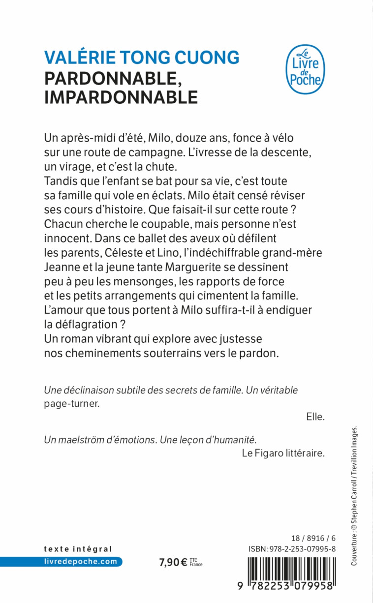 Pardonnable, impardonnable - Valérie Tong Cuong - LGF