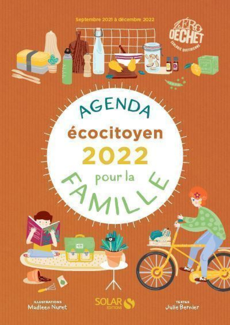 Agenda écocitoyen 2022 pour la famille - Julie Bernier - SOLAR