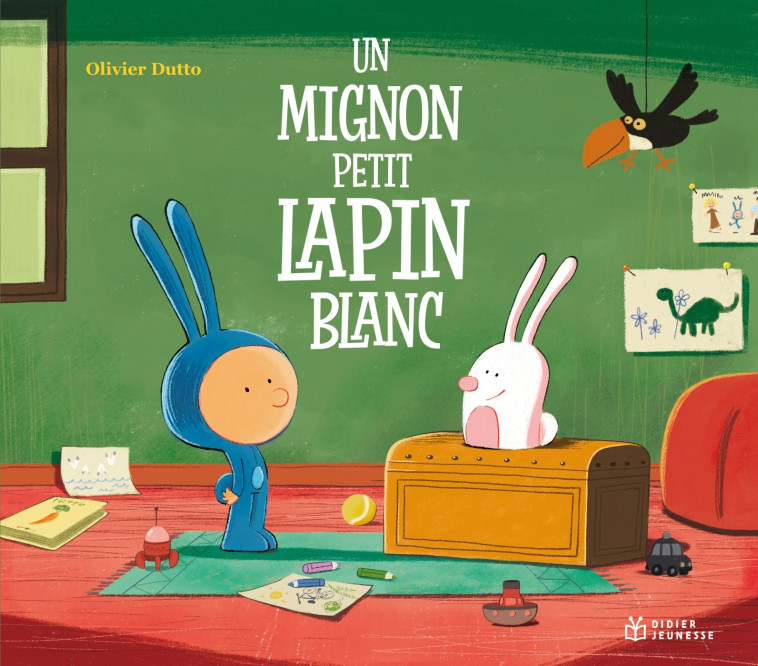 Un mignon petit lapin blanc - Olivier Dutto - DIDIER JEUNESSE