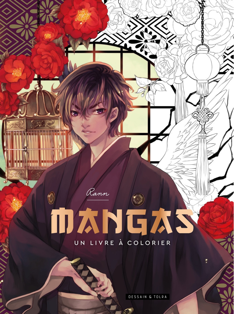 Mangas, un livre à colorier - Rann Autechaud - DESSAIN TOLRA