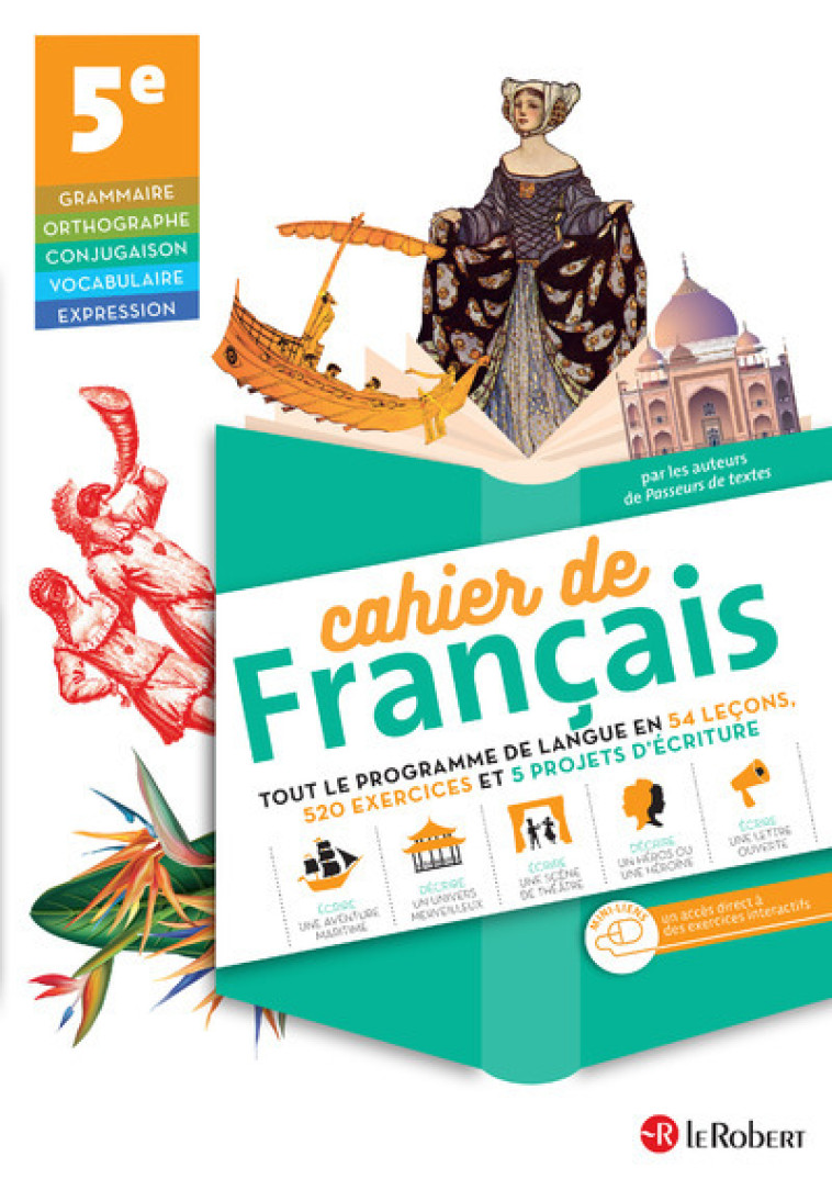 Cahier de Français 5e -  Collectif - LE ROBERT