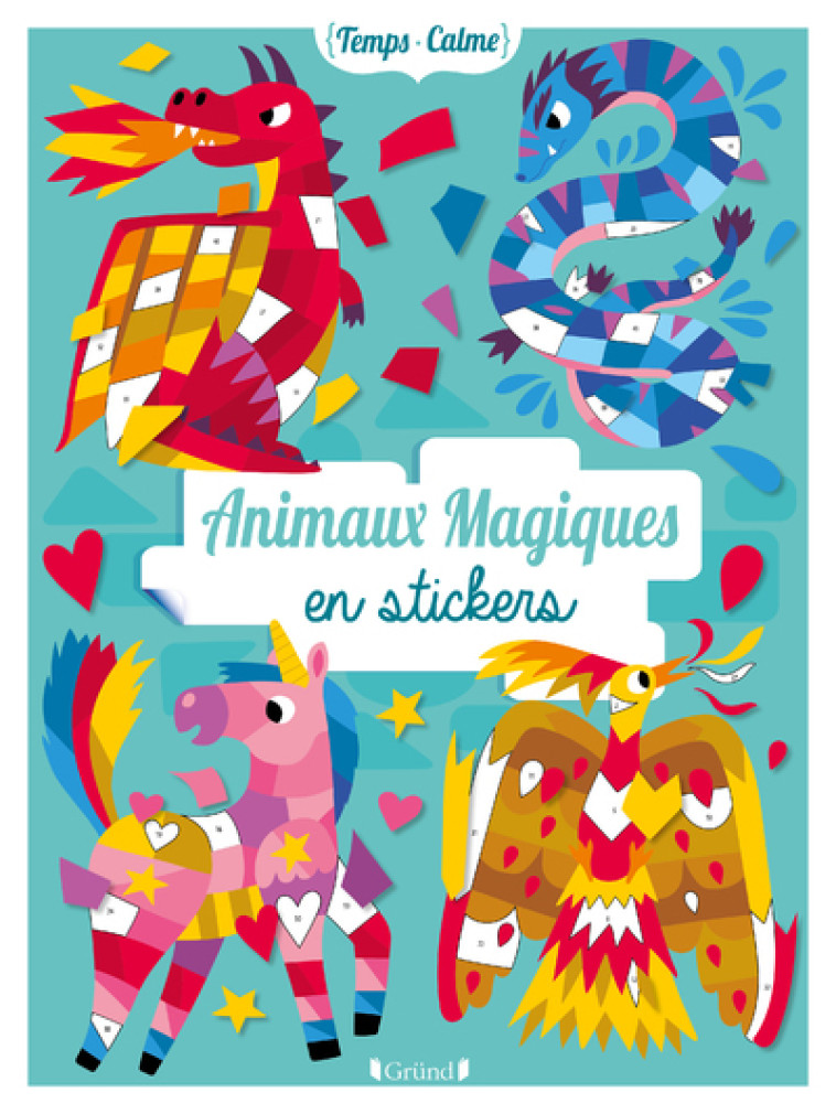 Animaux magiques en stickers -  Monsieur Dupont - GRUND