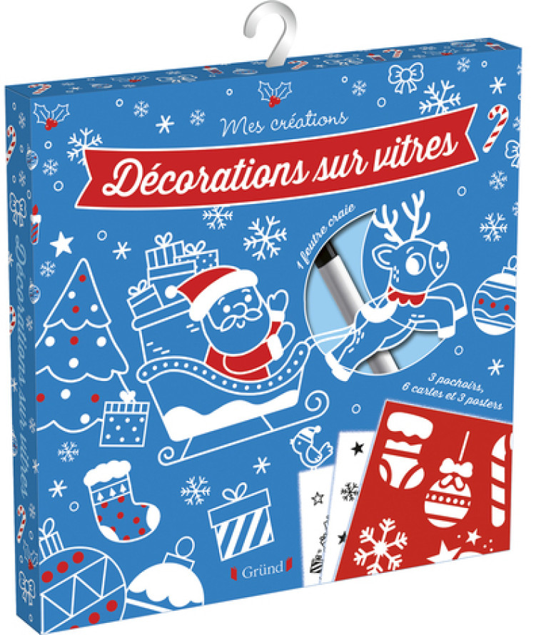 Pochette Décorations Noël sur vitres - Vanessa Vautier - GRUND