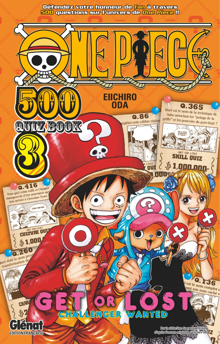 One Piece Quiz Book - Tome 03 - Eiichiro Oda - GLENAT