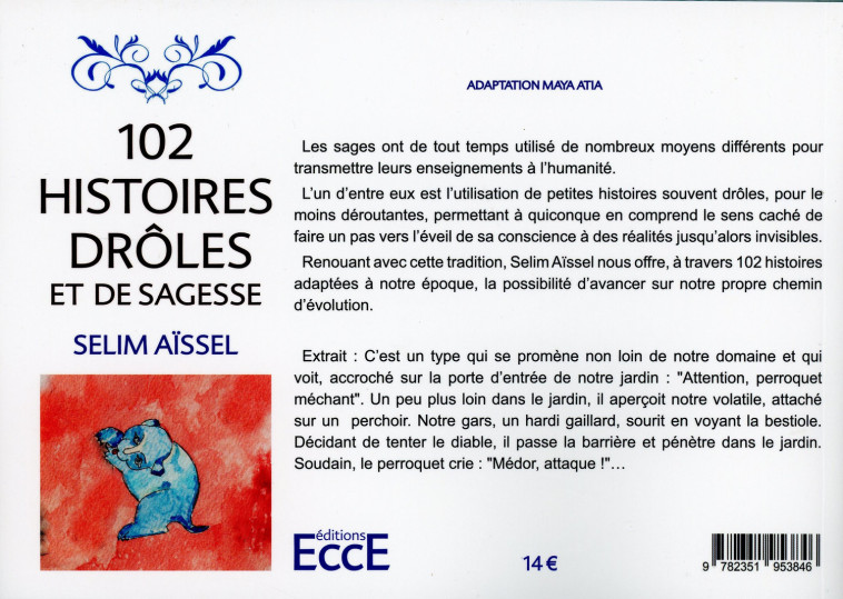 102 histoires drôles et de sagesse - Selim Aïssel - ECCE