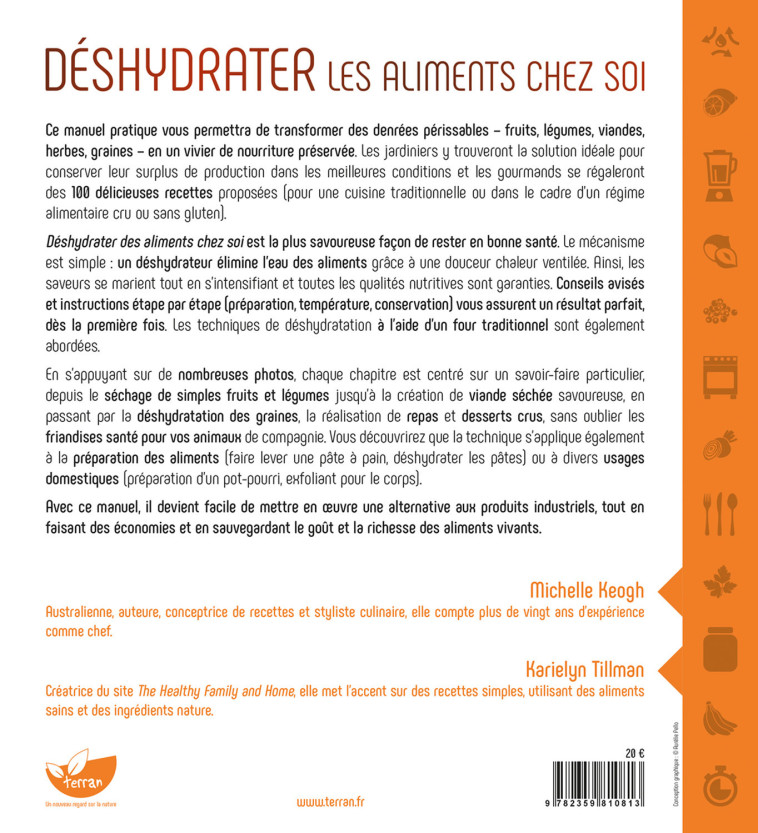 Déshydrater les aliments chez soi - Conseils et instructions étape par étape - Michelle Keogh - DE TERRAN