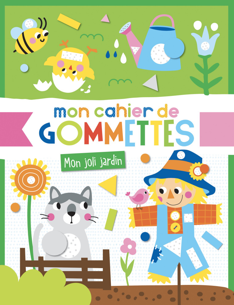 MON CAHIER DE GOMMETTES - MON JOLI JARDIN -  Atelier Cloro - 1 2 3 SOLEIL