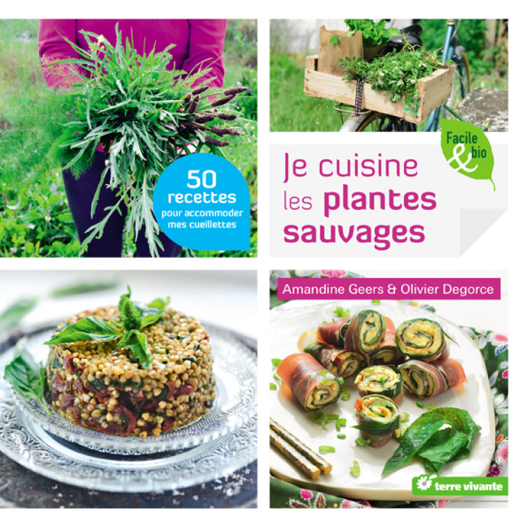 Je cuisine les plantes sauvages - Amandine Geers - TERRE VIVANTE