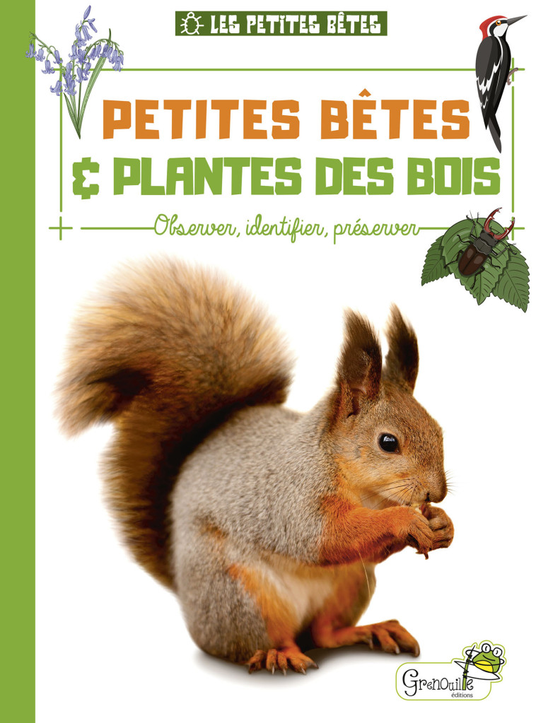 Petites bêtes et plantes des bois - Alice DELVAILLE - GRENOUILLE