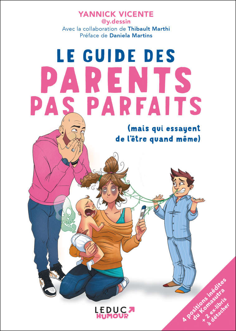 Le guide des parents pas parfaits - Yannick Vicente - LEDUC HUMOUR