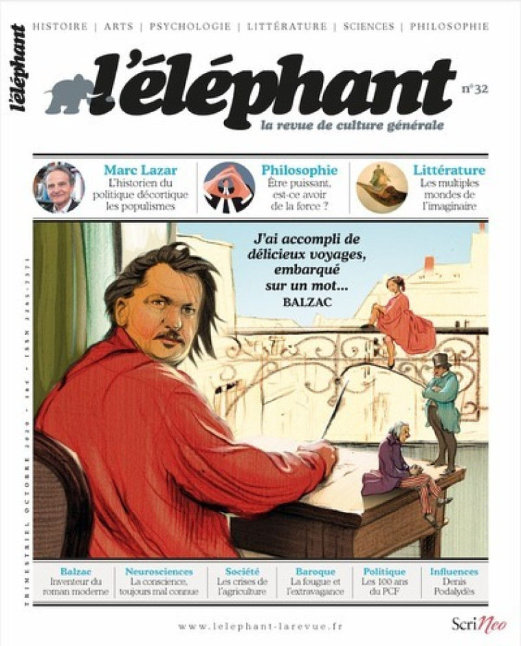 L'éléphant - numéro 32 -  Collectif - SCRINEO