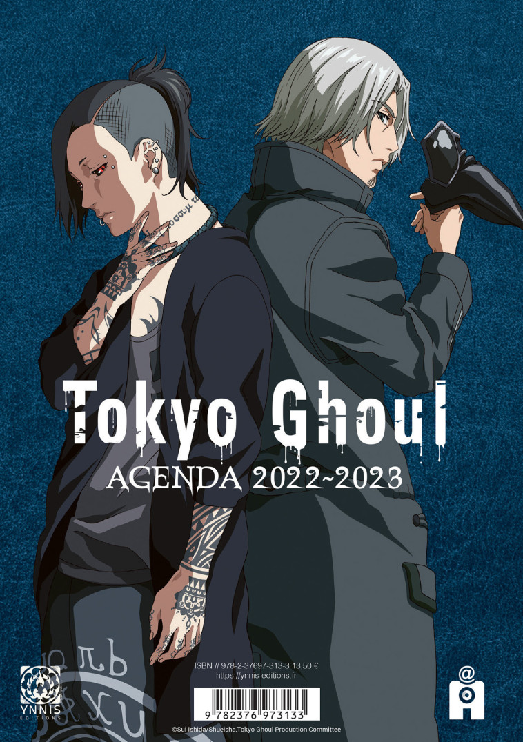 Agenda 2022-2023 Tokyo Ghoul - XXX - YNNIS