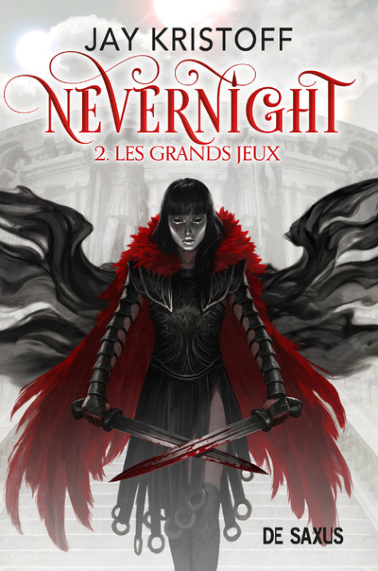 Nevernight (broché) - Tome 02 Les grands jeux - Jay Kristoff - DE SAXUS