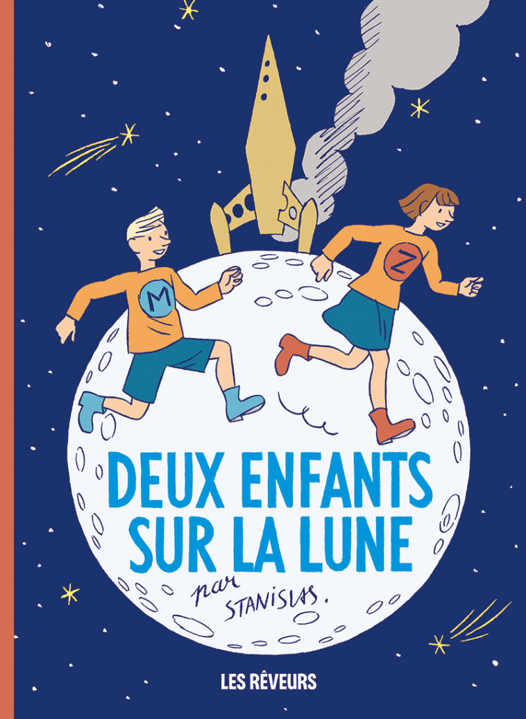 Deux enfants sur la lune -  Stanislas - LES REVEURS