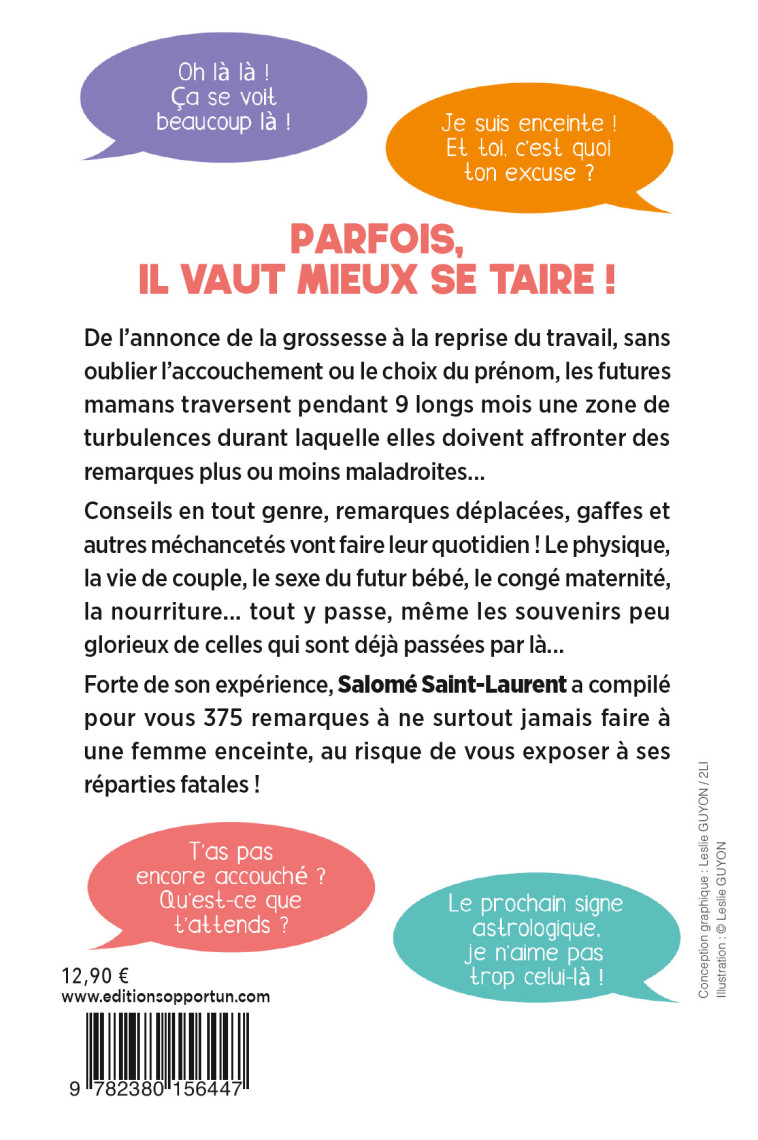 9 mois ferme ! - Salomé Saint-Laurent - OPPORTUN