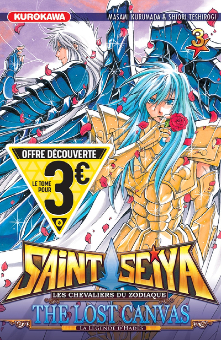 Saint Seiya - The Lost Canvas - La légende d'Hades - tome 3 - Masami Kurumada - KUROKAWA