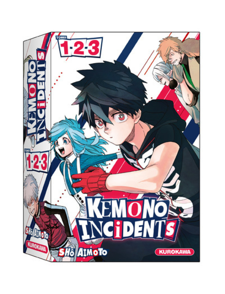 COFFRET - Kemono Incidents - tomes 1-2-3 - Sho Aimoto - KUROKAWA