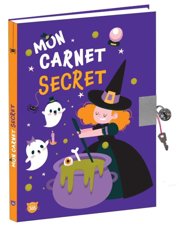 Mon carnet secret - Sorcières - Journal intime avec cadenas à compléter -  - 365 PARIS