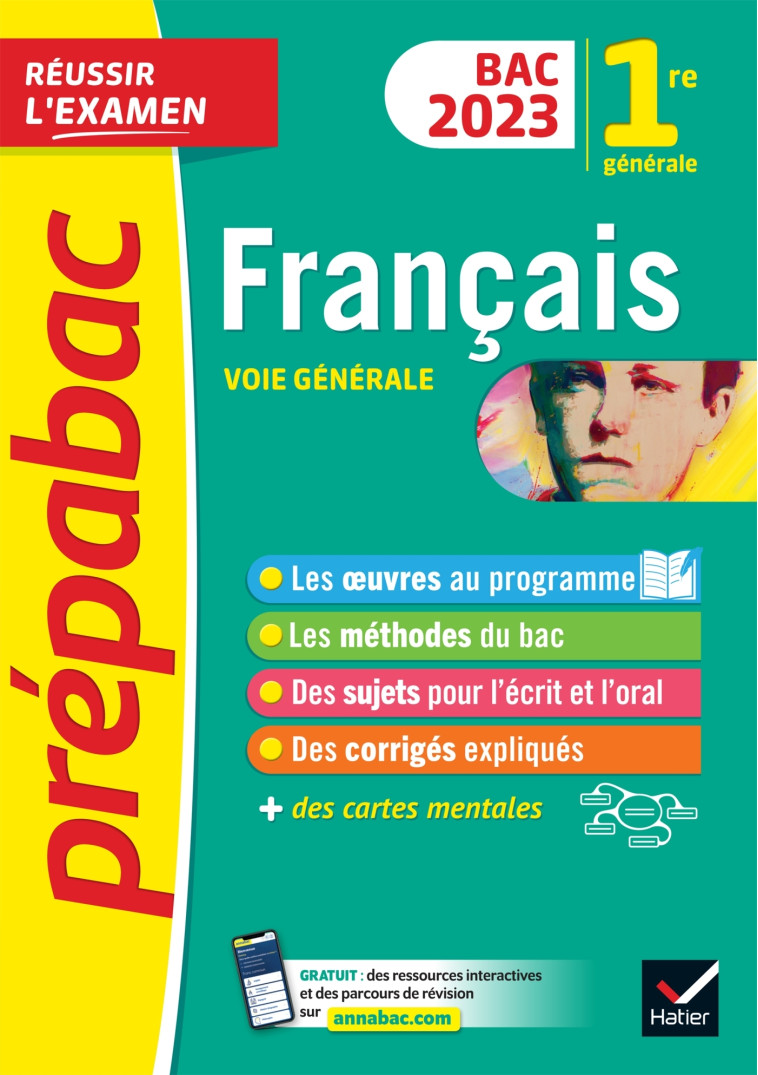 Prépabac Français 1re générale - Bac de français 2023 (écrit & oral) - Hélène Bernard - HATIER