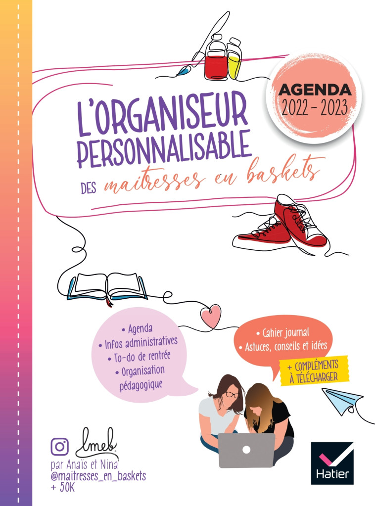 Organiseur personnalisable des maitresses en baskets Ed.2022 - Planification et agenda - Anaïs Proy - HATIER