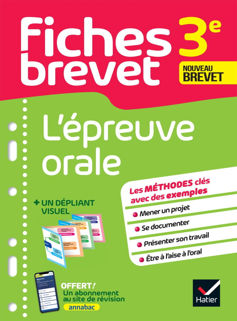 Fiches brevet - L'épreuve orale 3e Brevet 2025 - Cécile Gaillard - HATIER