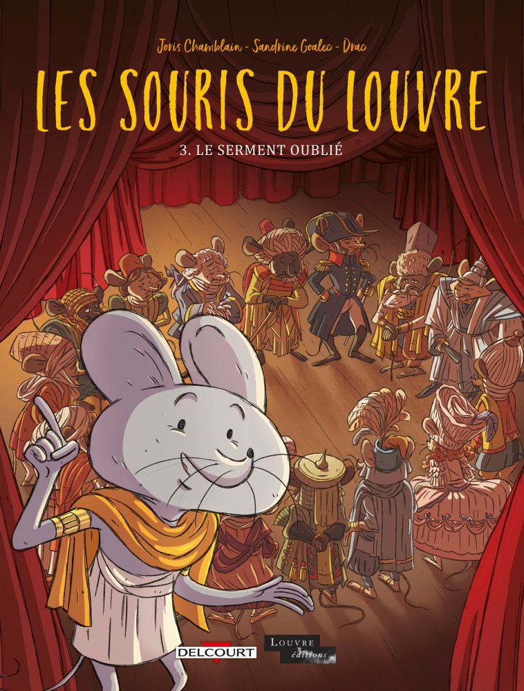 Les Souris du Louvre T03 - Joris Chamblain - DELCOURT