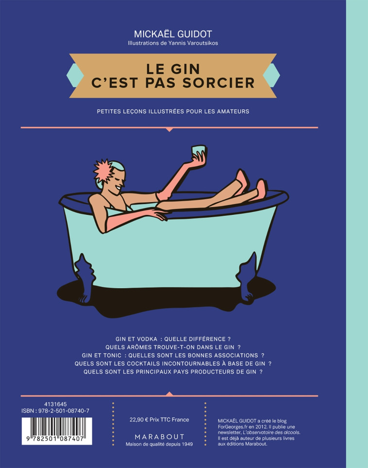 Le Gin C'est pas sorcier - Yannis Varoutsikos - MARABOUT