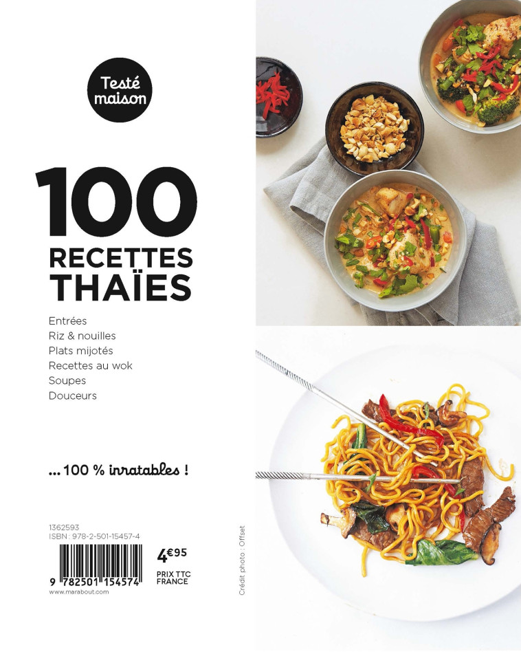 100 recettes thaïes -  Collectif - MARABOUT