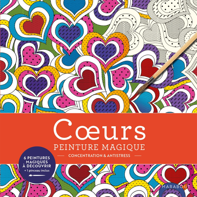 Peinture magique - Coeurs -   - MARABOUT