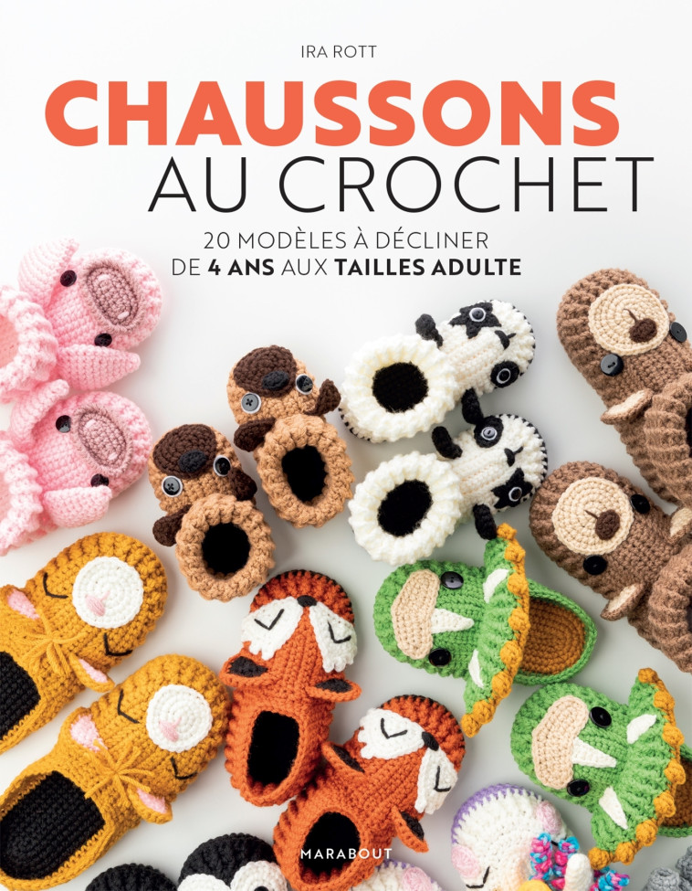 Chaussons au crochet - Ira Rott - MARABOUT