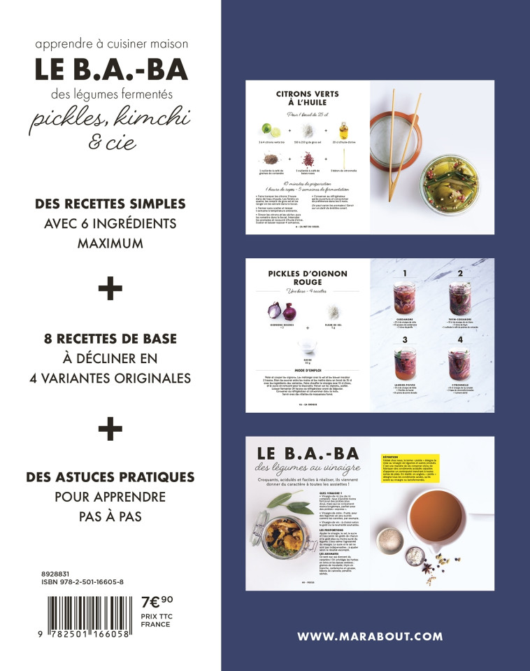 Le B.A-BA de la cuisine : Pickles - Kéda Black - MARABOUT