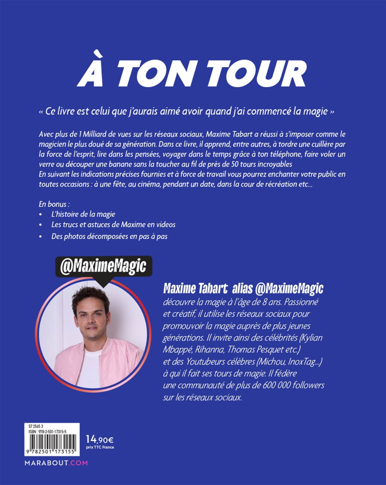 A ton tour - Maxime Tabart - MARABOUT