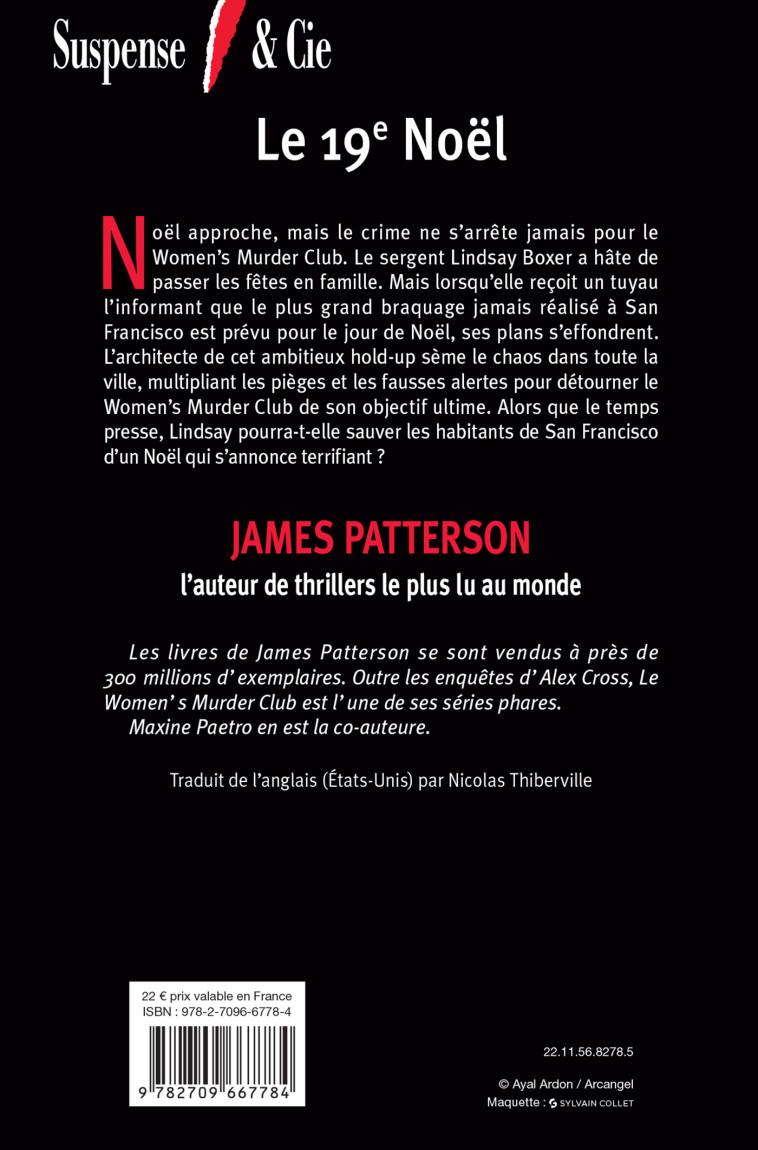 Le 19e Noël - James Patterson - LATTES