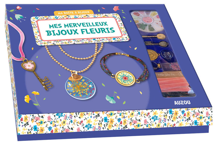 MA BOÎTE À BIJOUX - MES MERVEILLEUX BIJOUX FLEURIS -  Shiilia - AUZOU