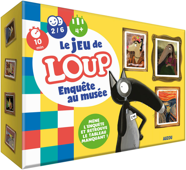 JEU DU LOUP - ENQUÊTE AU MUSÉE - Orianne Lallemand - AUZOU