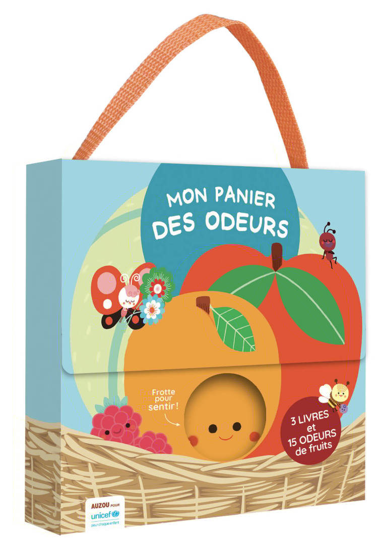 MON LIVRE DES ODEURS ET DES COULEURS - MON PANIER DES ODEURS - Julie Mercier - AUZOU